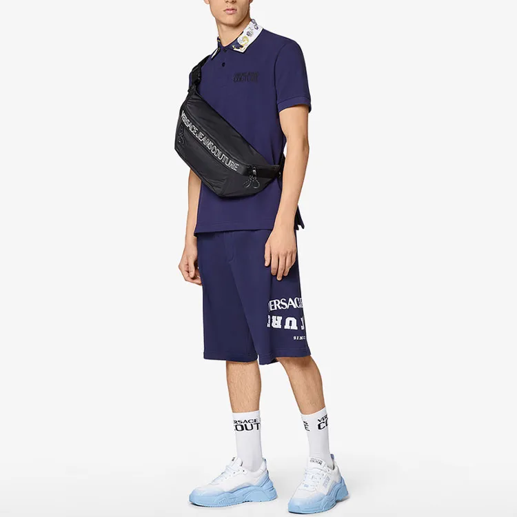 VERSACE JEANS COUTURE SS21 Fitted Shorts Men's Dark Blue-3