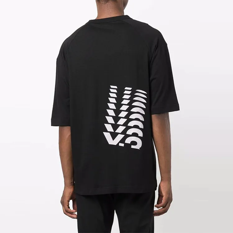 Y 3 T Shirts Men Black-2