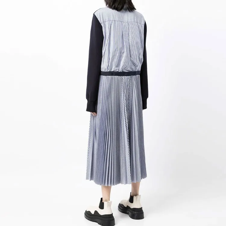 Sacai Long-Sleeved Dresses Women's Black-2
