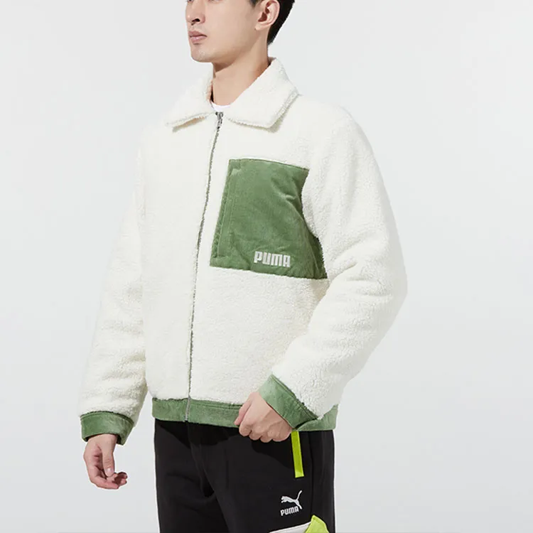 PUMA Jackets Men Green-6