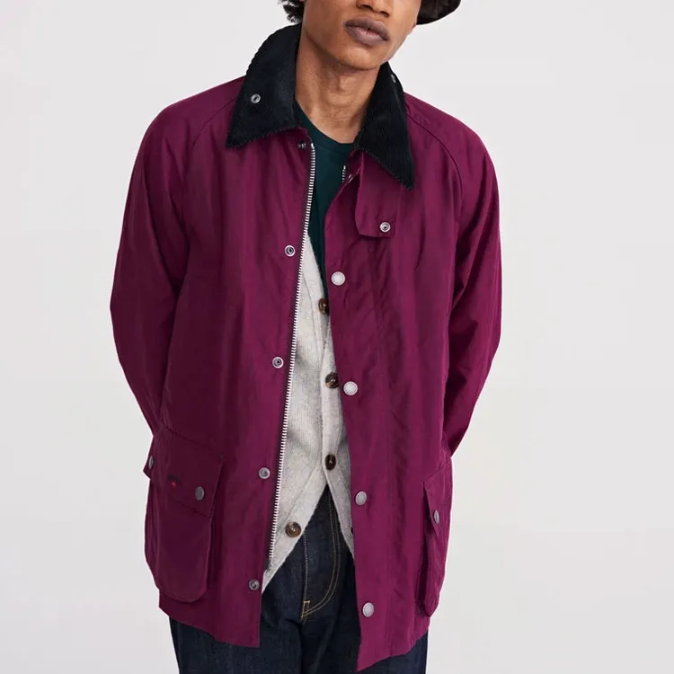NOAH X Barbour Dry Waxed Bedale Jacket-2