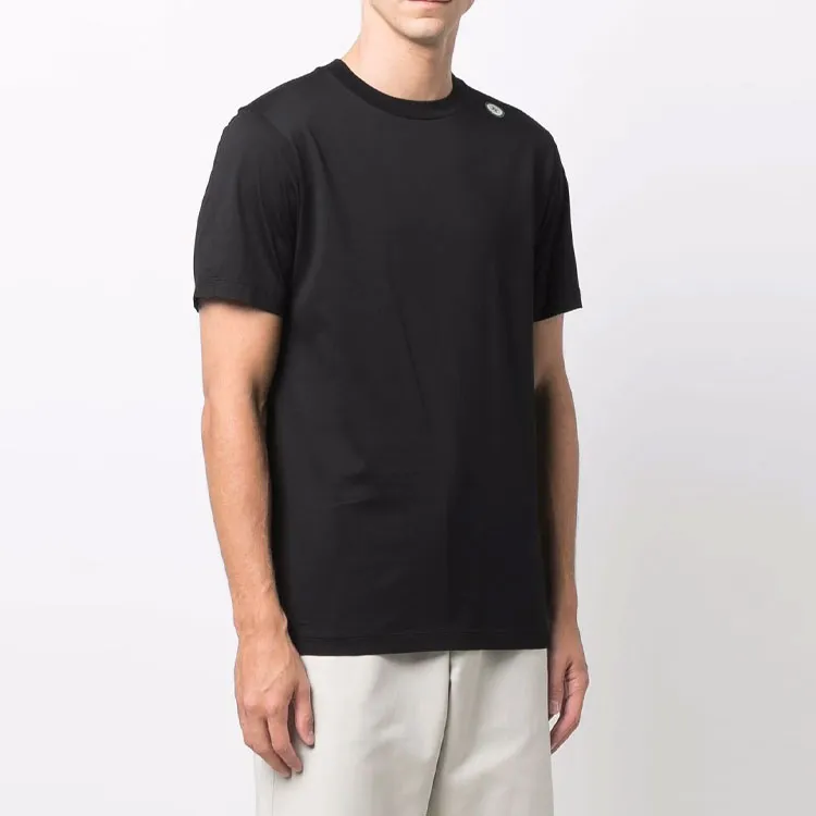 STONE ISLAND T Shirts Men Black-3