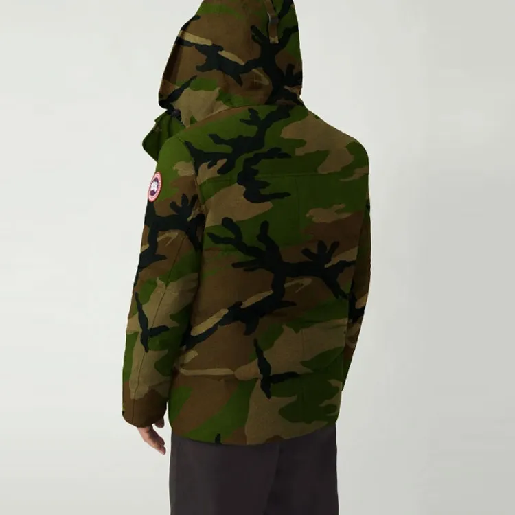 Canada Goose Down Jacket Men's Green Camouflage-5
