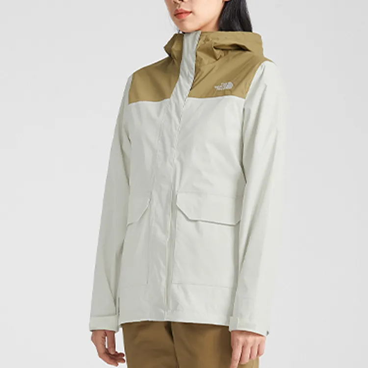 THE NORTH FACE City Outdoor Collection Windbreaker Jacket Women's Beige-8