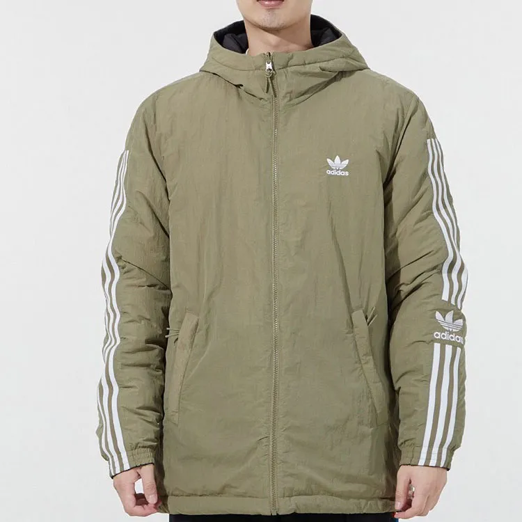 Adidas Originals Adicolor Puffer Jackets Men Olive-3