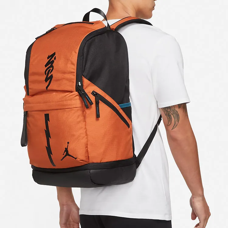 Jordan Polyester Backpack Regular Men's Darker Reddish Umber-4