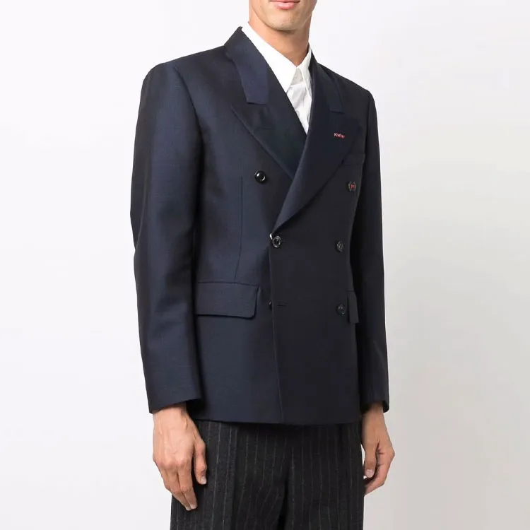 Maison Margiela Double breasted Navy Blazer-3