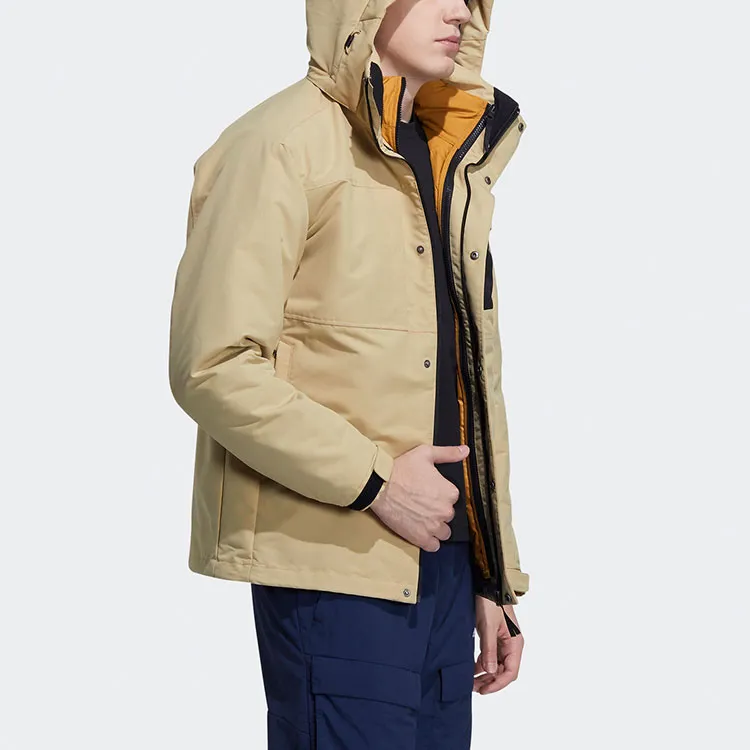 Adidas Down Jackets Unisex Light Khaki-6