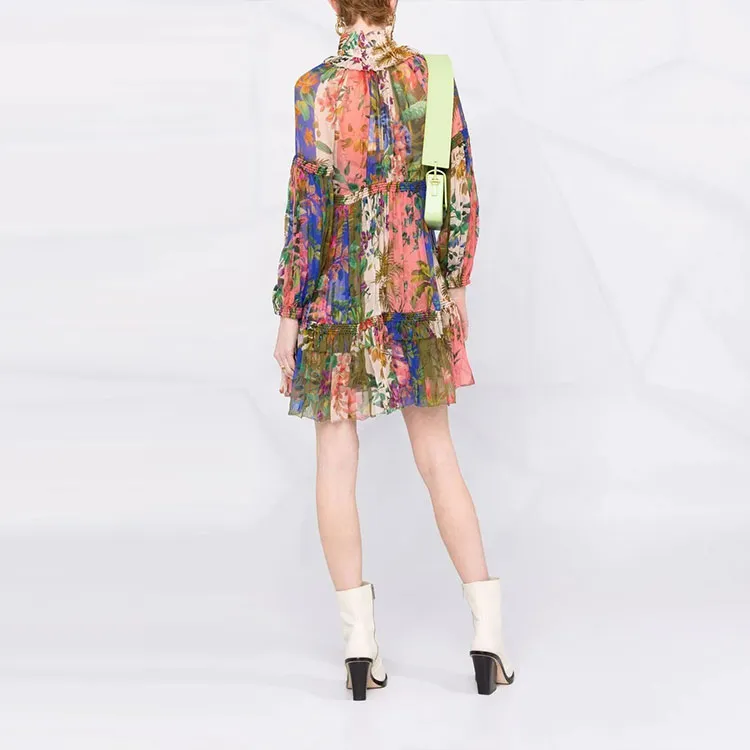 Zimmermann Long-Sleeved Dresses Women's Multicolor-2