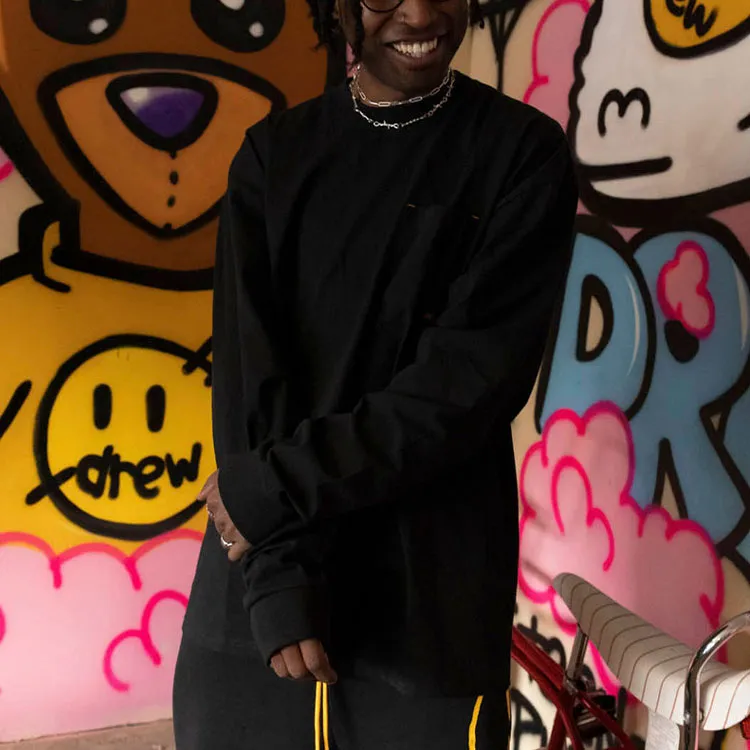 Drew House Basic Ls Pocket Tee-6