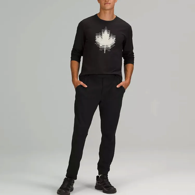 Lululemon Knitted Sweatpants Men Black-3
