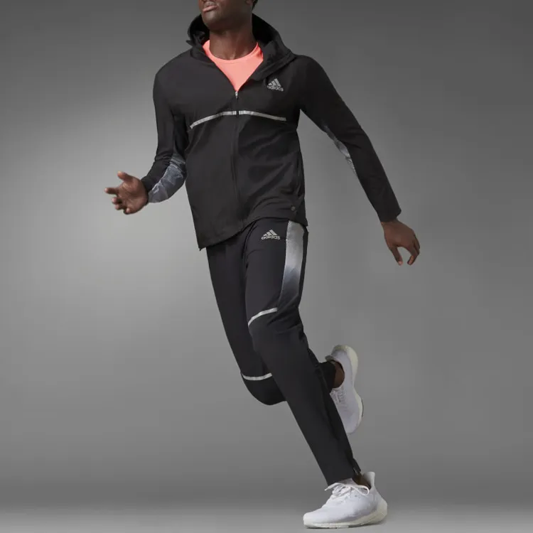 Adidas Own The Run Jacket Japan Version Men's Black-7