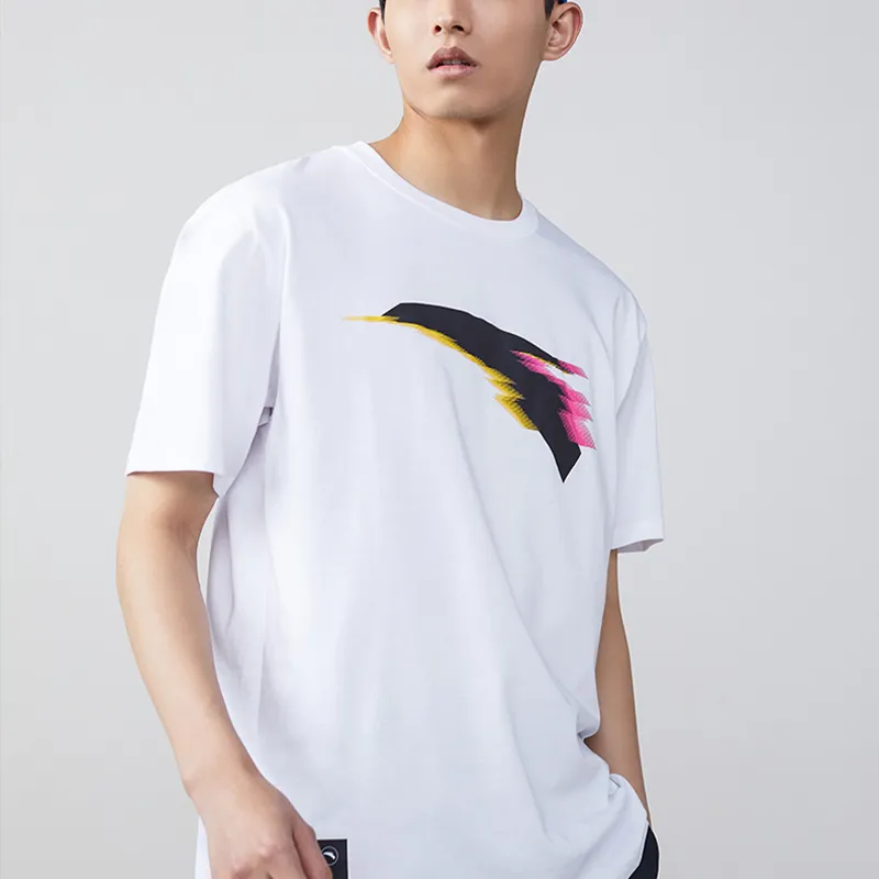 Anta Basketball Collection T Shirt Unisex White-4