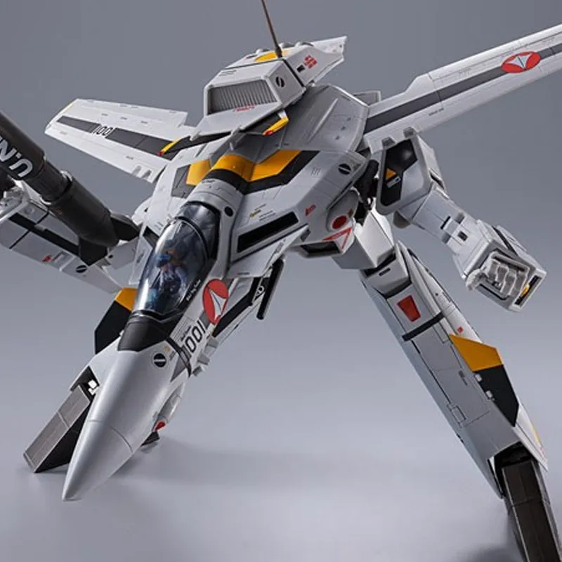 BANDAI DX Macross First Limited Edition VF 1S Valkyrie Roy Fokker Assembled Models 30cm Special Edition-8