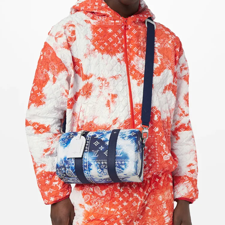 LOUIS VUITTON City Keepall Bandana Monogram Blue-5
