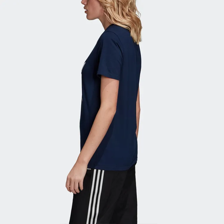 Adidas Originals T Shirt Women's Navy-4