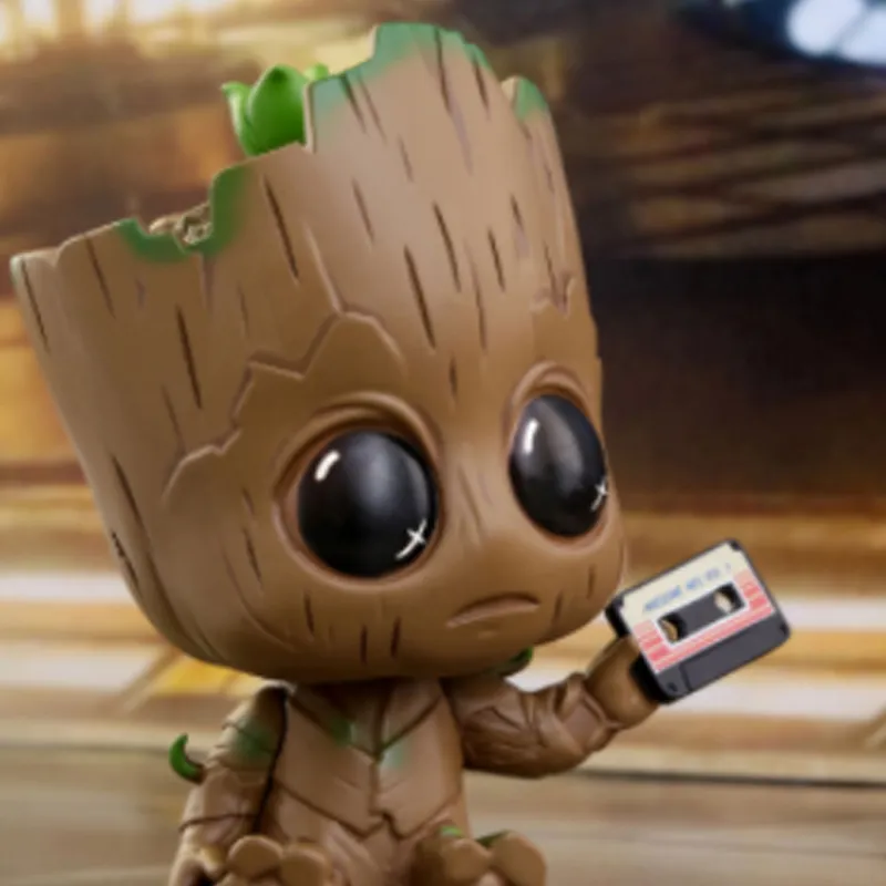 Hot Toys Groot Cosb360 Guardians Of The Galaxy 2 Baby Set Chibi Figures 10cm-8