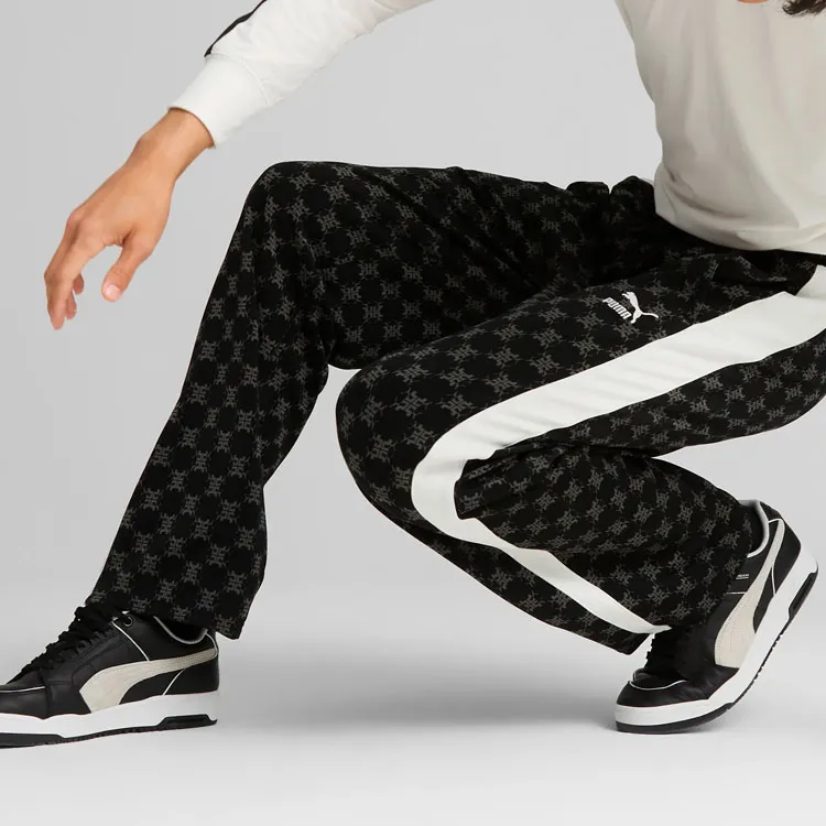 PUMA Team Graphic Knitted Sweatpants Men Black-5