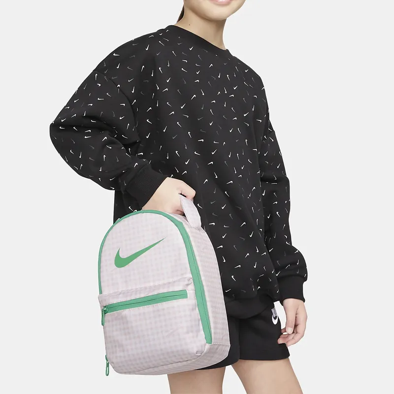 Nike Polyester Lunch Bag Handbag Regular Unisex Pink/White/Green-5
