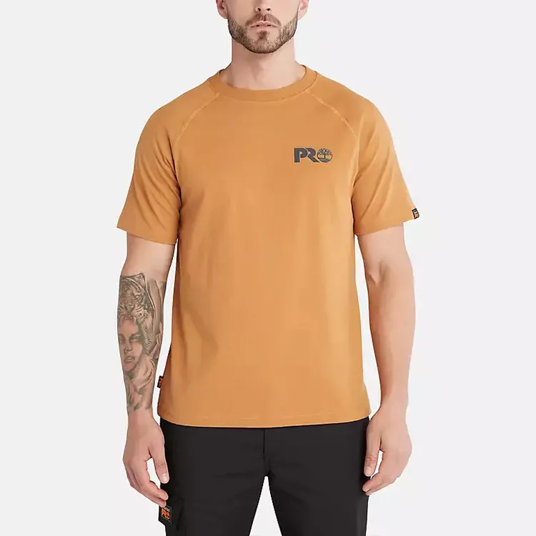 Timberland T-Shirts Men Orange-2