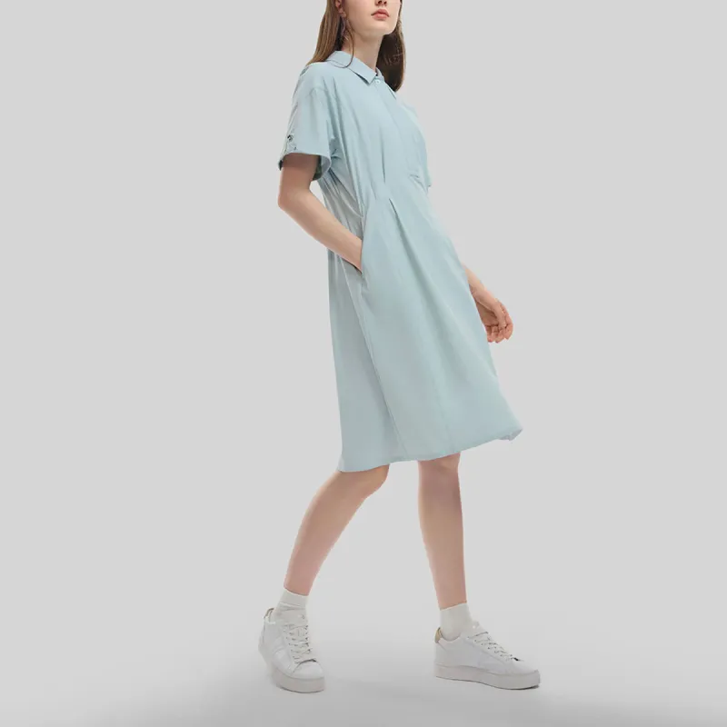 FILA Short Sleeved Dress Women's Dream Awakening Green-5