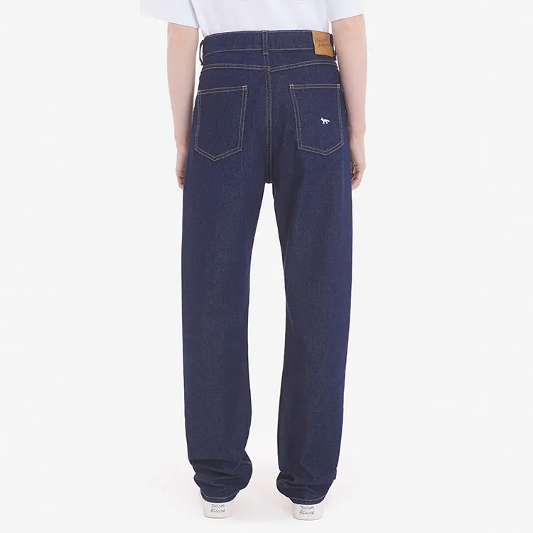 Maison Kitsune Jeans Women's Washed Indigo-2
