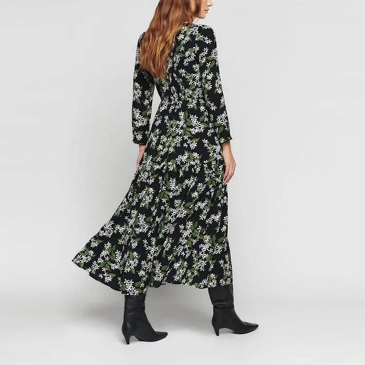 Reformation Long Sleeved Dresses Women's Fragrance Green-1