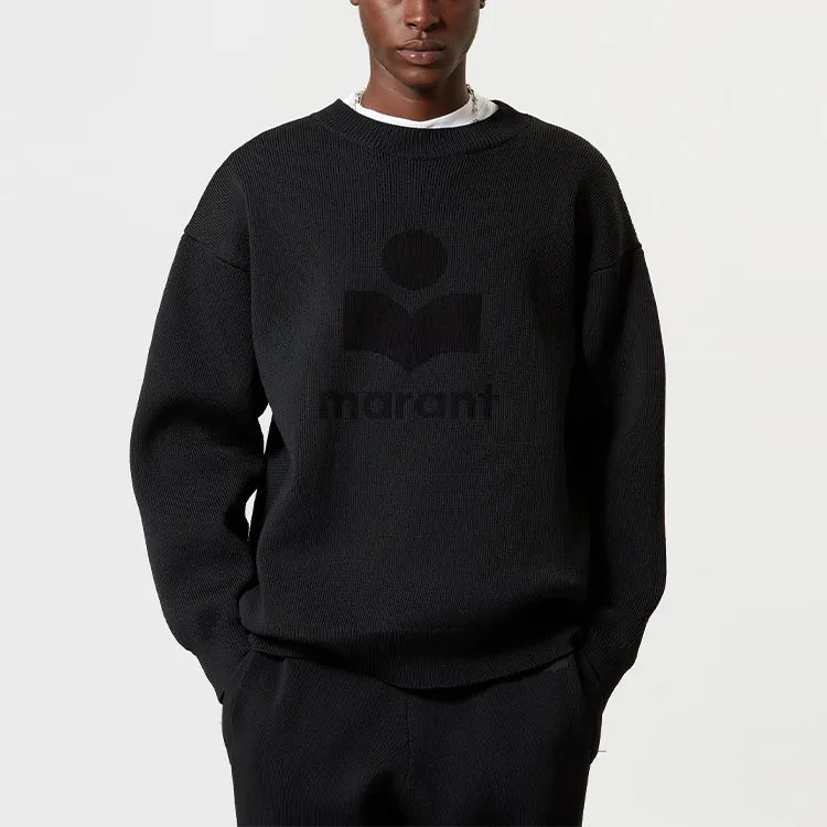 ISABEL MARANT Logo Intarsia Knit Crewneck Jumper-2