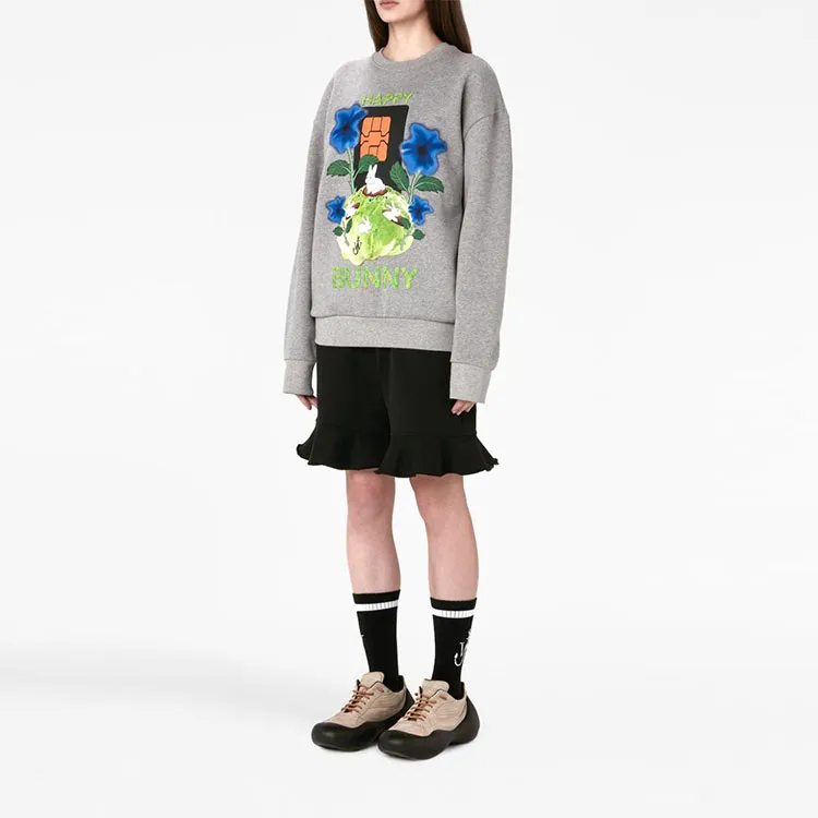 JW Anderson Sweatshirts Unisex Gray-3