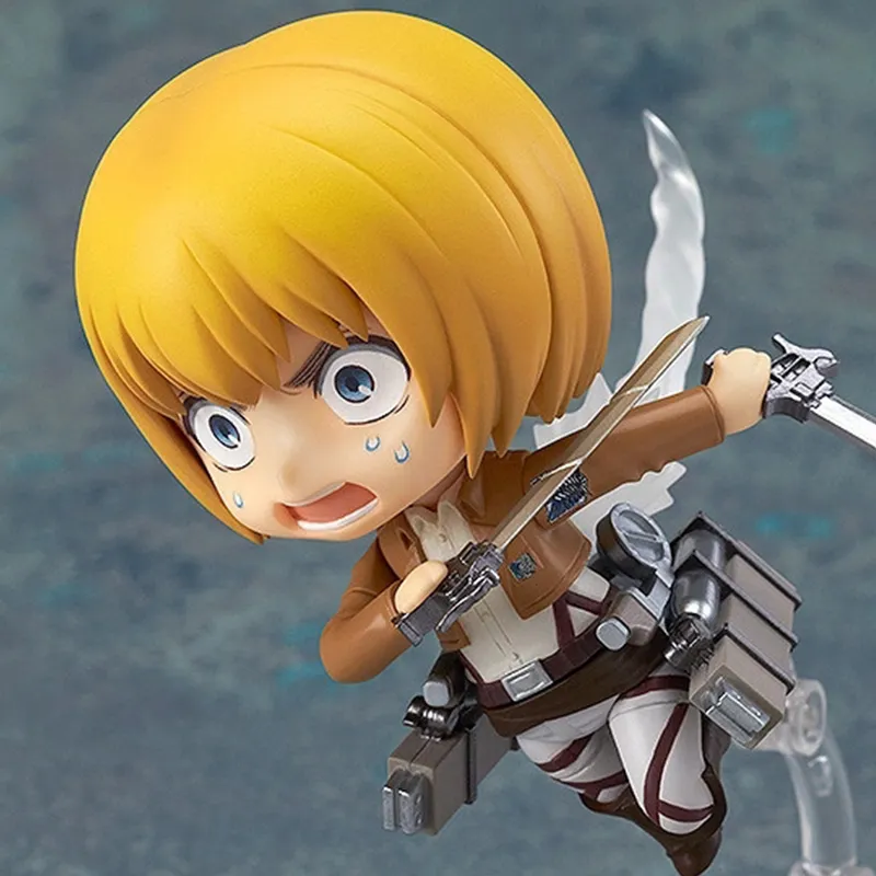 GSC Nendoroid No.1382 Attack On Titan Armin Arlert Survey Corps Chibi Figures 10cm-2