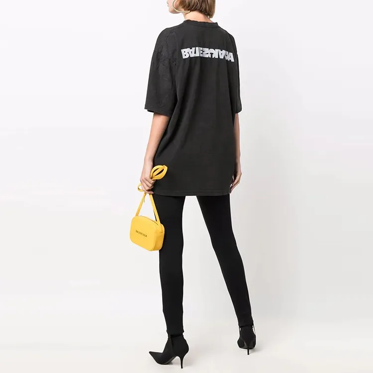 Balenciaga T Shirt Unisex Black-3