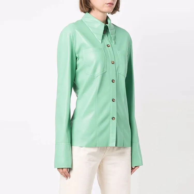 NANUSHKA Shirts Women's Green-3