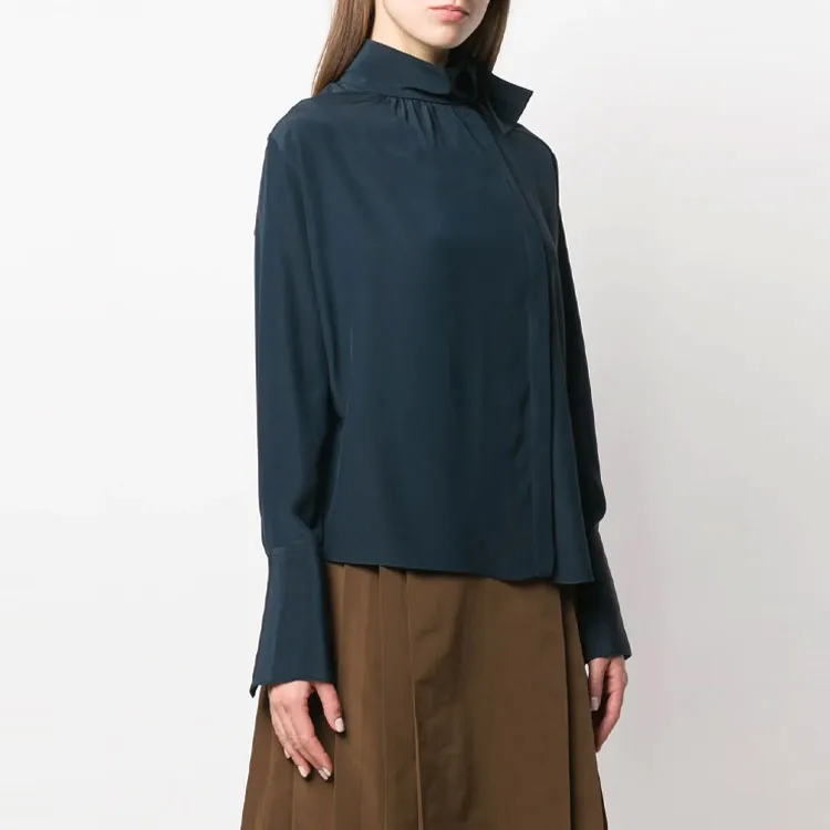 FENDI Shirts Women's Dark Blue-1