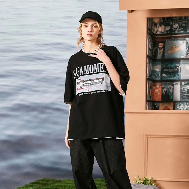 Suamoment T Shirts Unisex-4