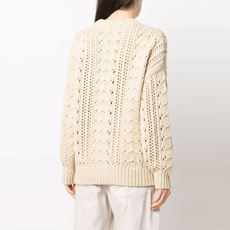 Brunello Cucinelli FW21 Loose Fit Sweater Women's Beige-2