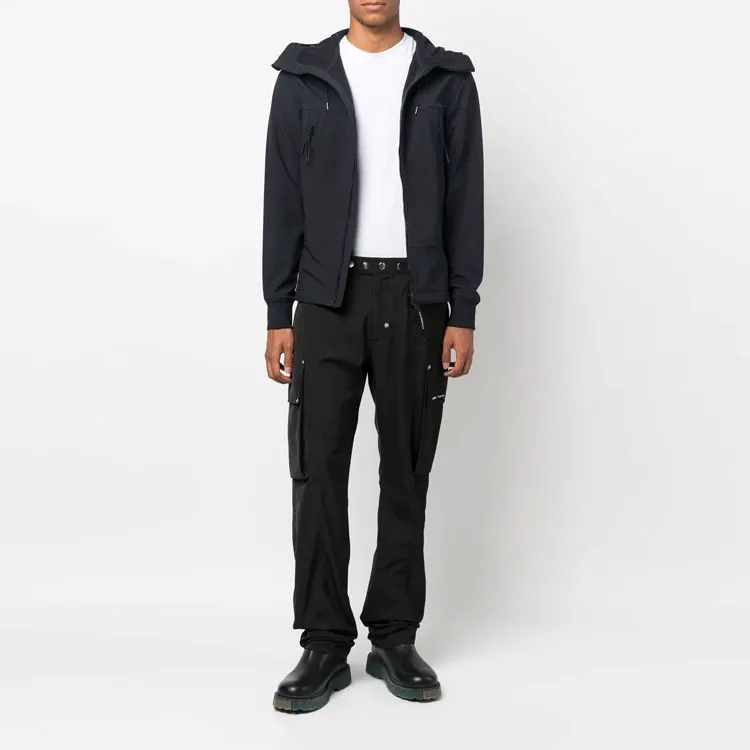C.P. Company Zip-up Stretch-cotton Hooded Jacket-1