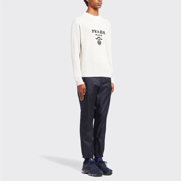 PRADA Cashmere Sweaters Men White-3