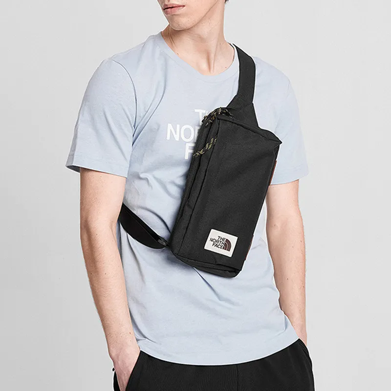 THE NORTH FACE Polyester Sling Bag, Crossbody Bag, Shoulder Bag Unisex Black-3