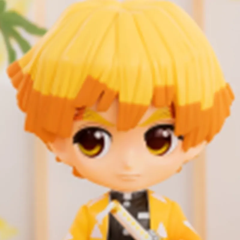 BANPRESTO Q Posket Demon Slayer Kimetsu No Yaiba, Zenitsu Agatsuma 2 Version A Chibi Figures-3