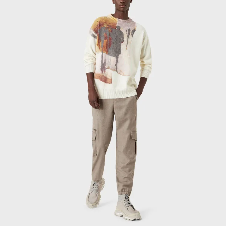 EMPORIO ARMANI FW21 Knitwear Men's White-3
