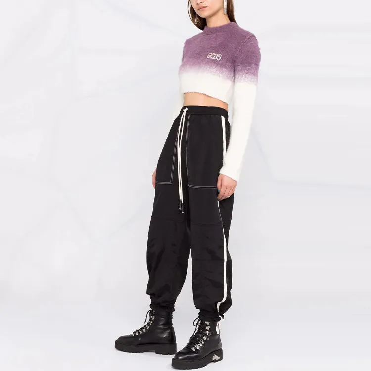 GCDS FW21 Slim Fit Sweater Women's Purple-3