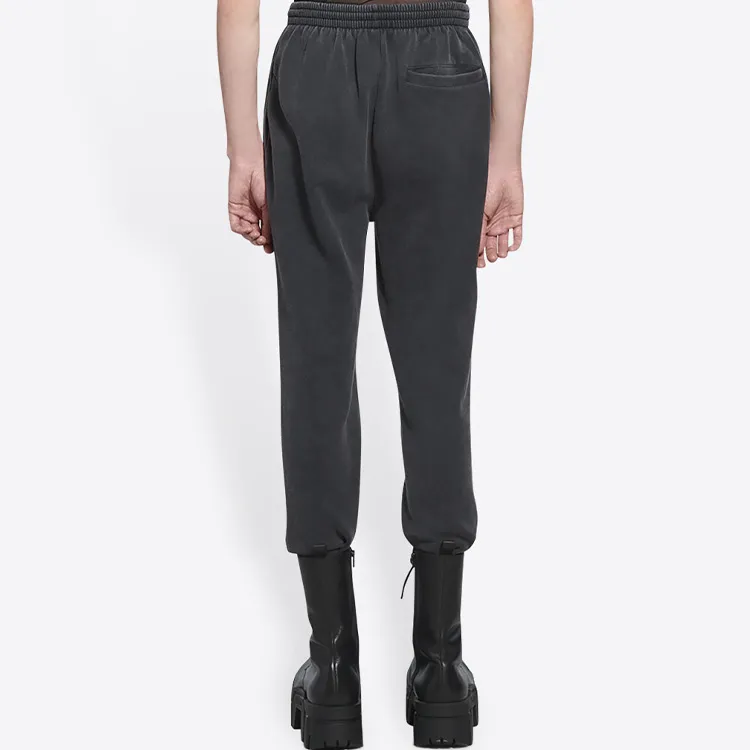 Balenciaga Women's Sporty B Stretch Knee Sweatpants Black/White-3