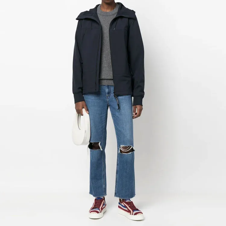 C.P. Company Zip-up Stretch-cotton Hooded Jacket-2