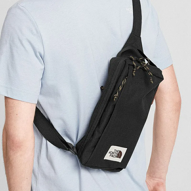 THE NORTH FACE Polyester Sling Bag, Crossbody Bag, Shoulder Bag Unisex Black-4