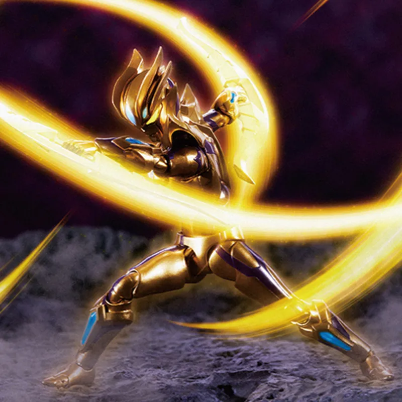 BANDAI Ultraman Zero S.h.f Infinite Shape Sparkling Galaxy Scale Figures 15cm-3