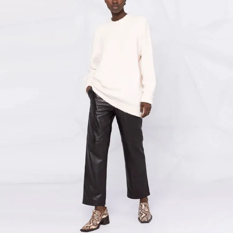 MM6 Maison Margiela Loose Fit Sweater Women's White-1