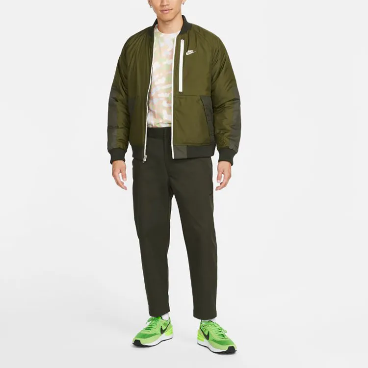 Nike Puffer Jackets Men Green-2