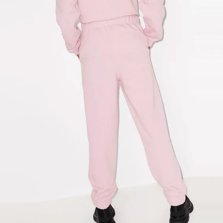 GANNI Knitted Sweatpants Women's Pink-2