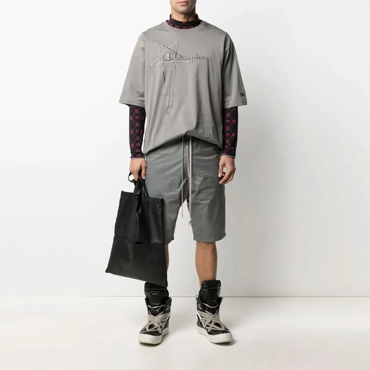 RICK OWENS/RO x Champion Casual Shorts Men's Brown-1