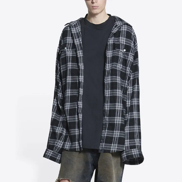 Balenciaga Trompe L'Œil Shirt Men's Black-3